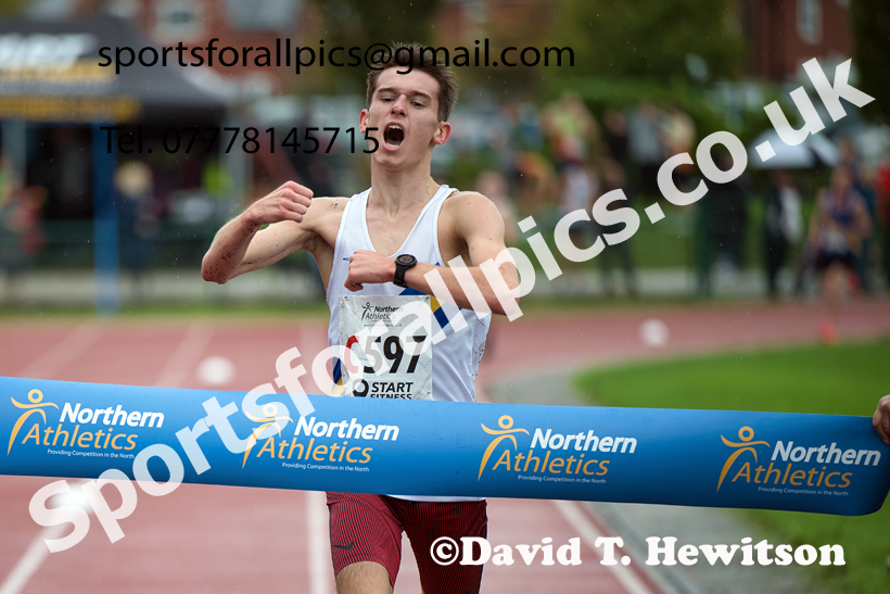 Mens Under-17s 2025 Northern Athletics Autumn Road Relays, Leigh, Lancashire. Photo: David T. Hewitson/Sports for All Pics